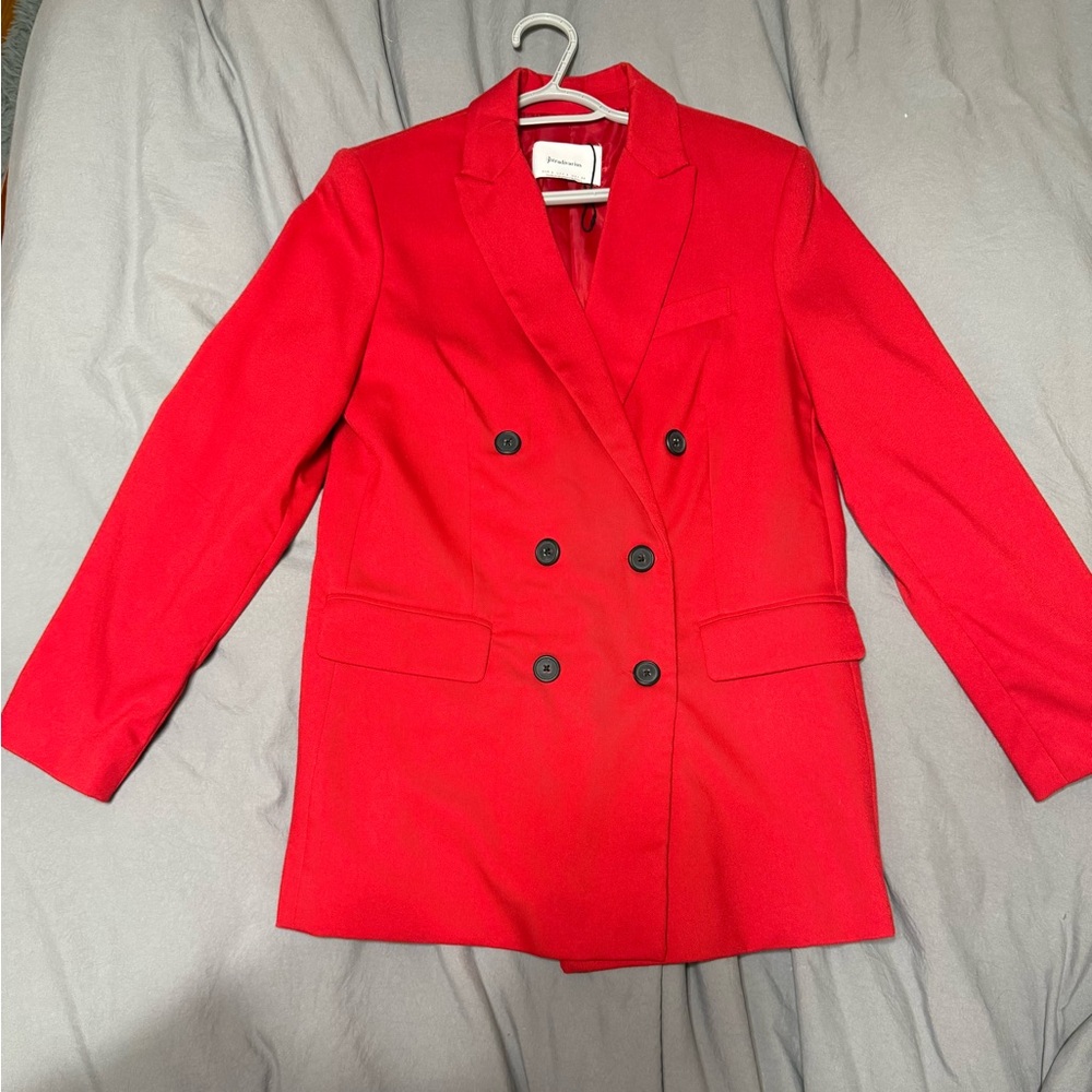 Stradivarius Vibrant Red Women's Blazer